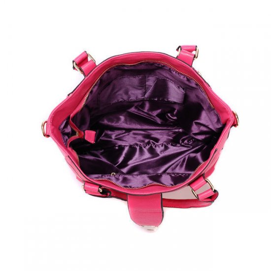 Coach Turnlock Medium Fuchsia Satchels BBQ | Women